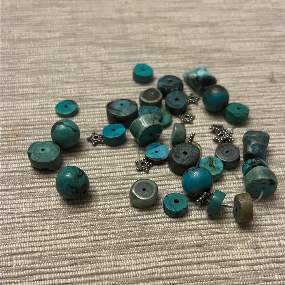 Silpada Turquoise and Silver Beaded Bracelet